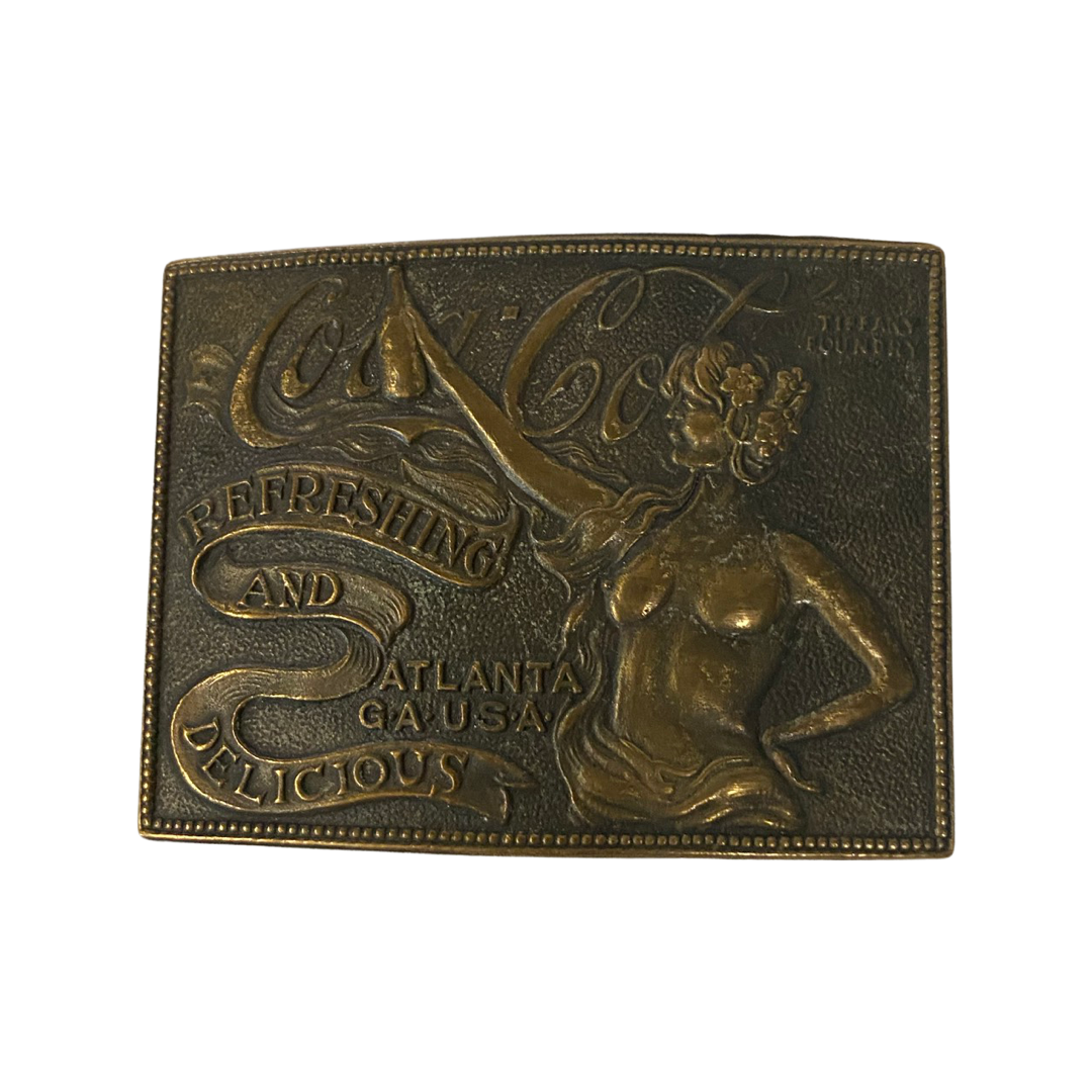 Vintage coca outlet cola belt buckle
